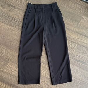 Babaton Aritzia Black Straight Leg Trousers